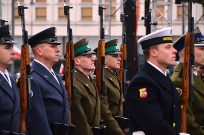 uroczystości przed Grobem Nieznanego Żołnierza 