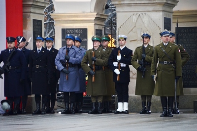 uroczystości przed Grobem Nieznanego Żołnierza 