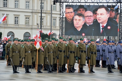 uroczystości przed Grobem Nieznanego Żołnierza 
