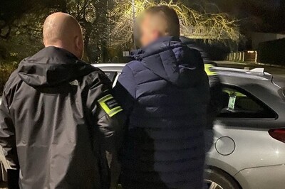 Funkcjonariusz Straży Granicznej podczas wykonywania czynności służbowych Funkcjonariusz Straży Granicznej podczas wykonywania czynności służbowych