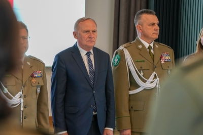 Świąteczna uroczystość w Komendzie Głównej Straży Granicznej Świąteczna uroczystość w Komendzie Głównej Straży Granicznej