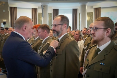 Świąteczna uroczystość w Komendzie Głównej Straży Granicznej Świąteczna uroczystość w Komendzie Głównej Straży Granicznej