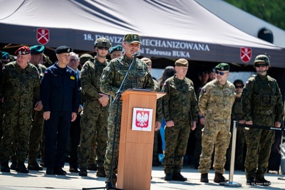 Przekazanie dowodzenia w operacji wojskowej "Bezpieczne Podlasie" 