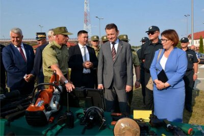 wizyta Szefa MSWiA w PSG Hrebenne