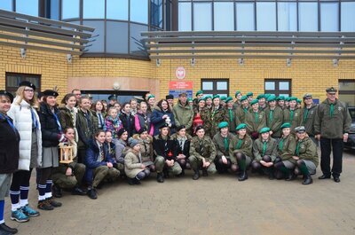 Betlejemskie Światło Pokoju w Kuźnicy