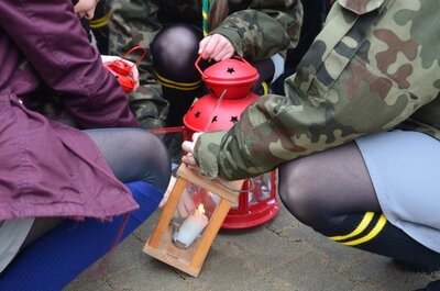 Betlejemskie Światło Pokoju w Kuźnicy