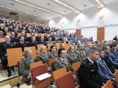 spotkanie Szefa MSWiA z przedstawicielami służb mundurowych 