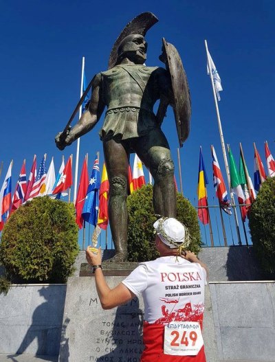 Straż Graniczna na SPARTATHLONIE 
