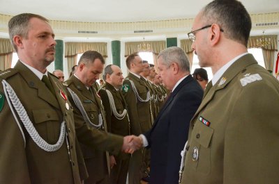 uroczystość wręczenia medali 