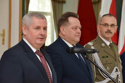 uroczystość wręczenia medali 