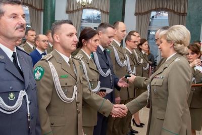 awanse i odznaczenia w Komendzie Głównej SG 