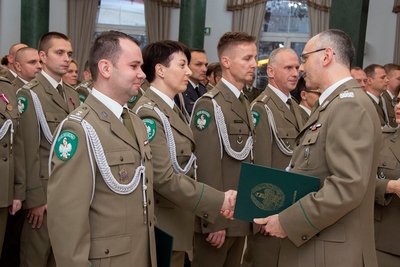 awanse i odznaczenia w Komendzie Głównej SG 