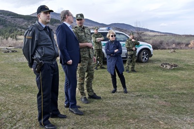 Wizyta ambasadora RP u uczestników misji SG w Republice Macedonii Północnej 