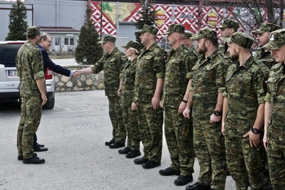 Wizyta ambasadora RP u uczestników misji SG w Republice Macedonii Północnej 