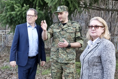 Wizyta ambasadora RP u uczestników misji SG w Republice Macedonii Północnej 