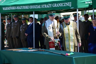 Placówka Straży Granicznej w Grzechotkach otrzymała imię 1. Pułku Kawalerii Korpusu Ochrony Pogranicza