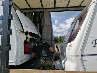 Kradziona przyczepa 