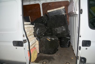 Przewoził sprasowane liście tytoniu 