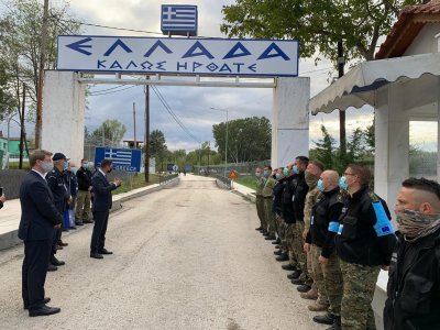 Spotkanie Ambasadora z funkcjonariuszami SG 