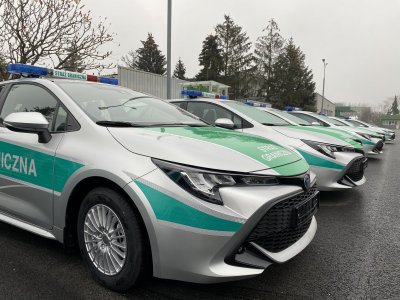 Nowe Toyoty Corolla w Straży Granicznej 