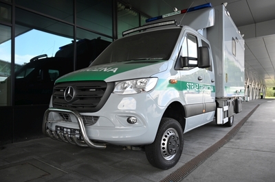 Nowy ambulans pirotechniczny w Krakowie-Balicach 