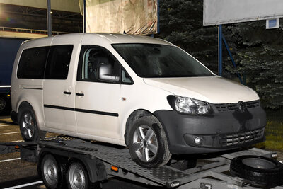 Zabezpieczony Volkswagen Caddy 