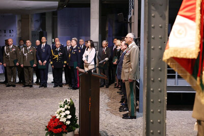 Uroczystość wręczenia odznaczeń i medali z okazji 31. rocznicy powołania SG w Muzeum Powstania Warszawskiego 