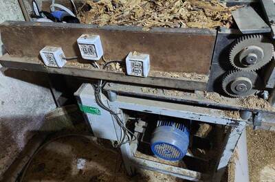 Zabezpieczona maszyna do cięcia tytoniu 