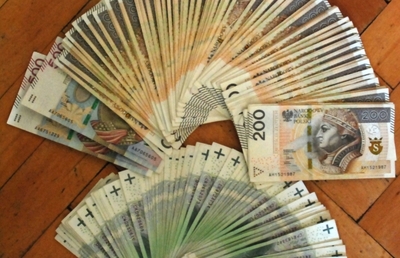 Zabezpieczona gotówka 