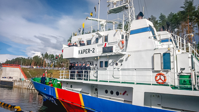 Otwarcie kanału żeglugowego przez Mierzeję Wiślaną 