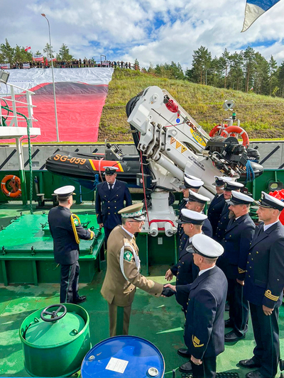 Otwarcie kanału żeglugowego przez Mierzeję Wiślaną 