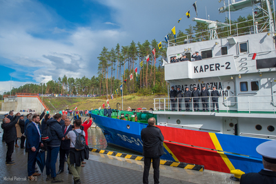 Otwarcie kanału żeglugowego przez Mierzeję Wiślaną 