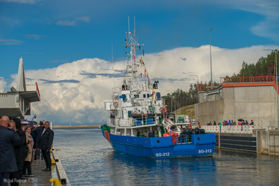 Otwarcie kanału żeglugowego przez Mierzeję Wiślaną 
