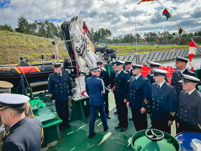 Otwarcie kanału żeglugowego przez Mierzeję Wiślaną 