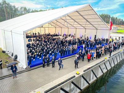 Otwarcie kanału żeglugowego przez Mierzeję Wiślaną 