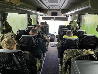 Uczestnicy 7. edycji misji SG w drodze do Macedonii Północnej 