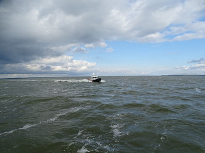 Ćwiczenia ratownicze IREN II na Zalewie Wiślanym 