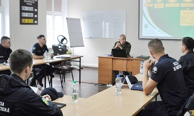 Wizyta mołdawskiej Policji Granicznej w Centrum Szkolenia SG 