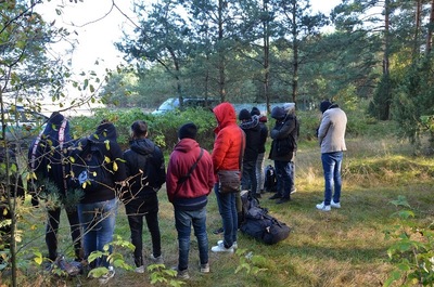 Cudzoziemcy zatrzymani w rejonie PSG w Michałowie 