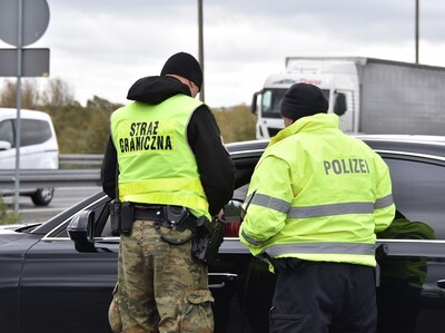 kontrola drogowa, wspólny patrol polsko-niemiecki 