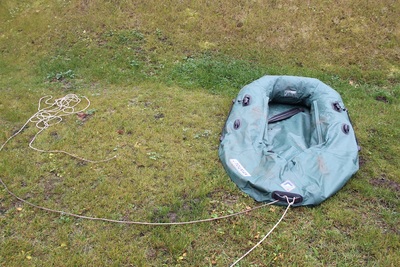 Ponton wykorzystany do przekroczenia granicy 