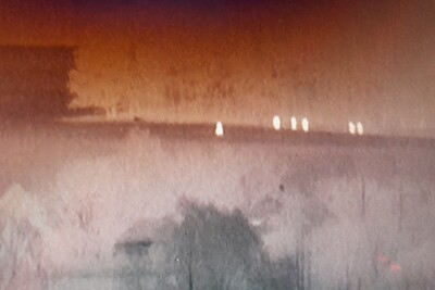 Widok z kamery termowizyjnej 