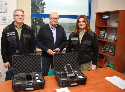Nowe detektory trafiły do funkcjonariuszy Straży Granicznej 