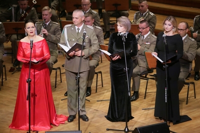 Orkiestra Reprezentacyjna SG w trakcie koncertu z okazji Narodowego Święta Niepodległości 
