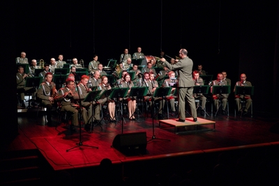 Orkiestra Reprezentacyjna SG w trakcie koncertu z okazji Narodowego Święta Niepodległości 