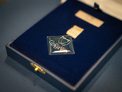 Odznaczenie przyznane przez Ministra Spraw Wewnętrznych Słowenii 