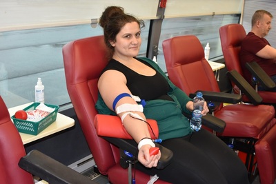 Akcja honorowego oddawania krwi w Nadodrzańskim Oddziale SG 