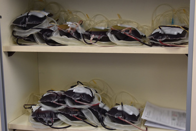 Akcja honorowego oddawania krwi w Nadodrzańskim Oddziale SG 