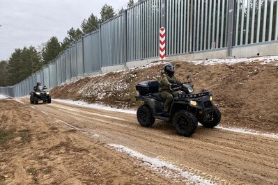 patrole SG na granicy 
