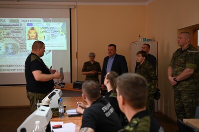 Delegacja z Ukrainy w Centrum Szkolenia SG 